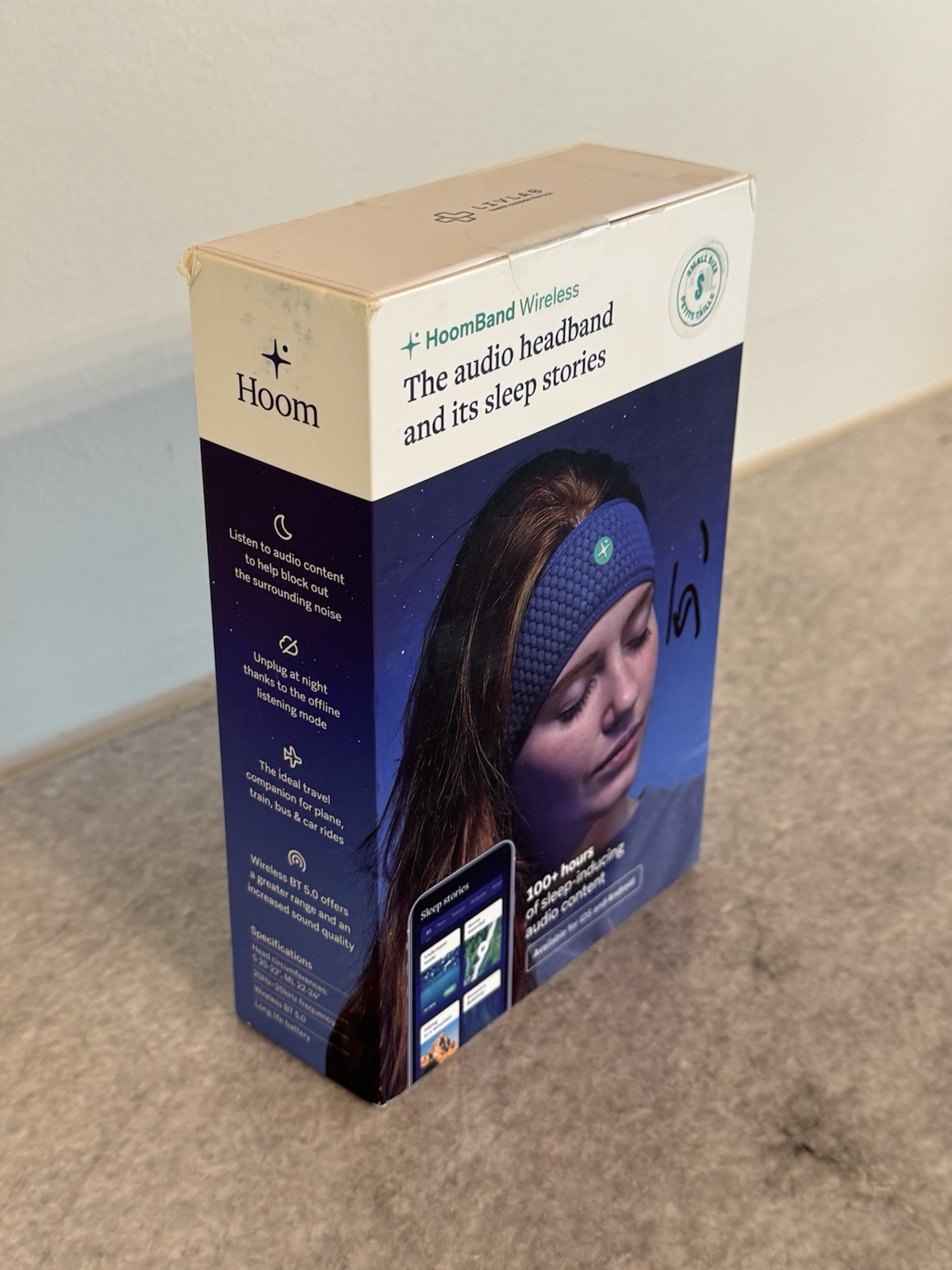 BRAND NEW HoomBand Sleep Headband with Built-In Wireless Headphone