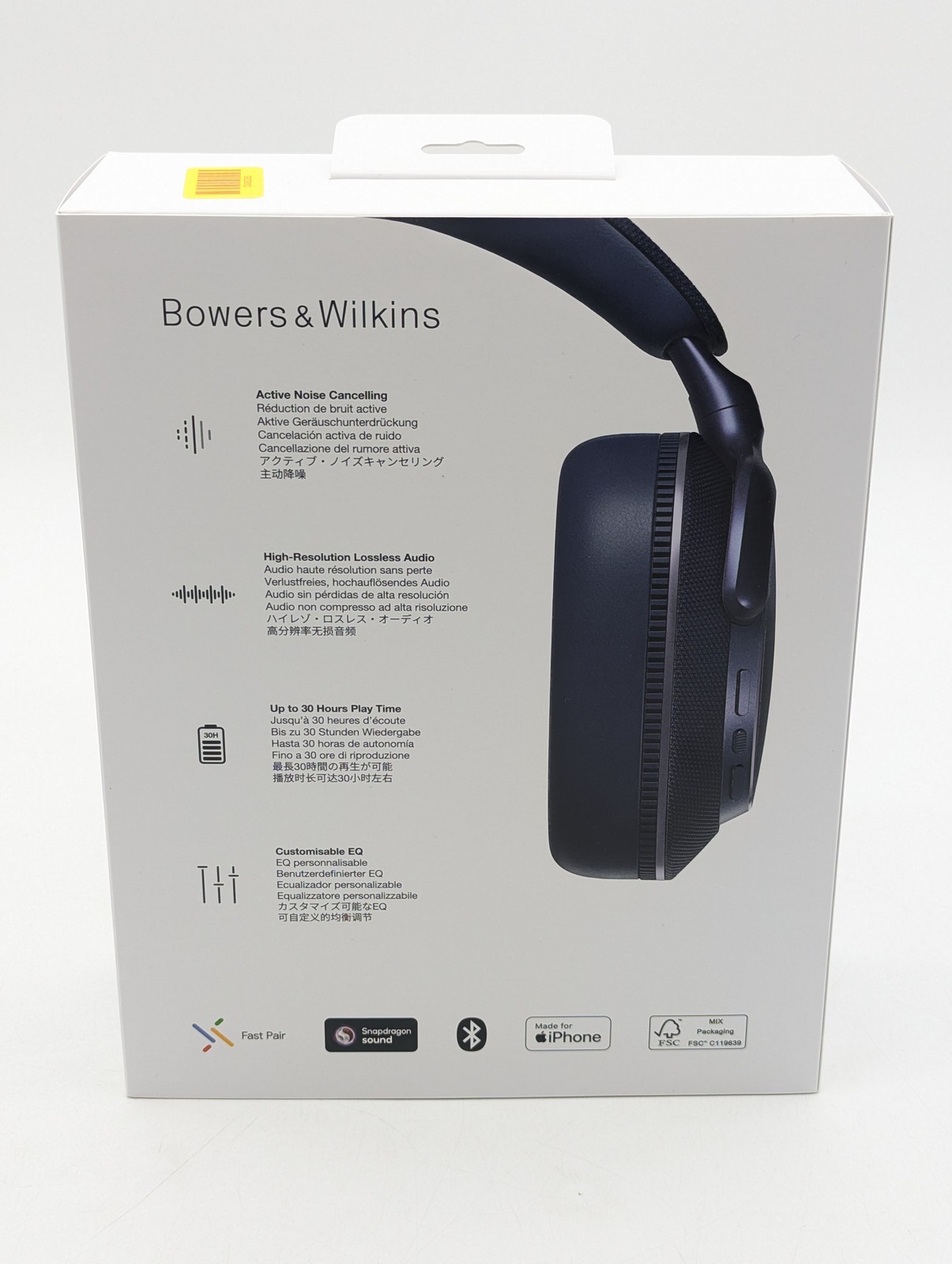 Bowers & Wilkins Px7 S3 Wireless Noise-Canceling Over-Ear (FP45349) Indigo Blue