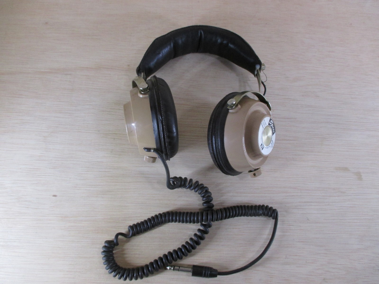 RARE Vintage Speco Model Apollo 11 stereo headphones Works.