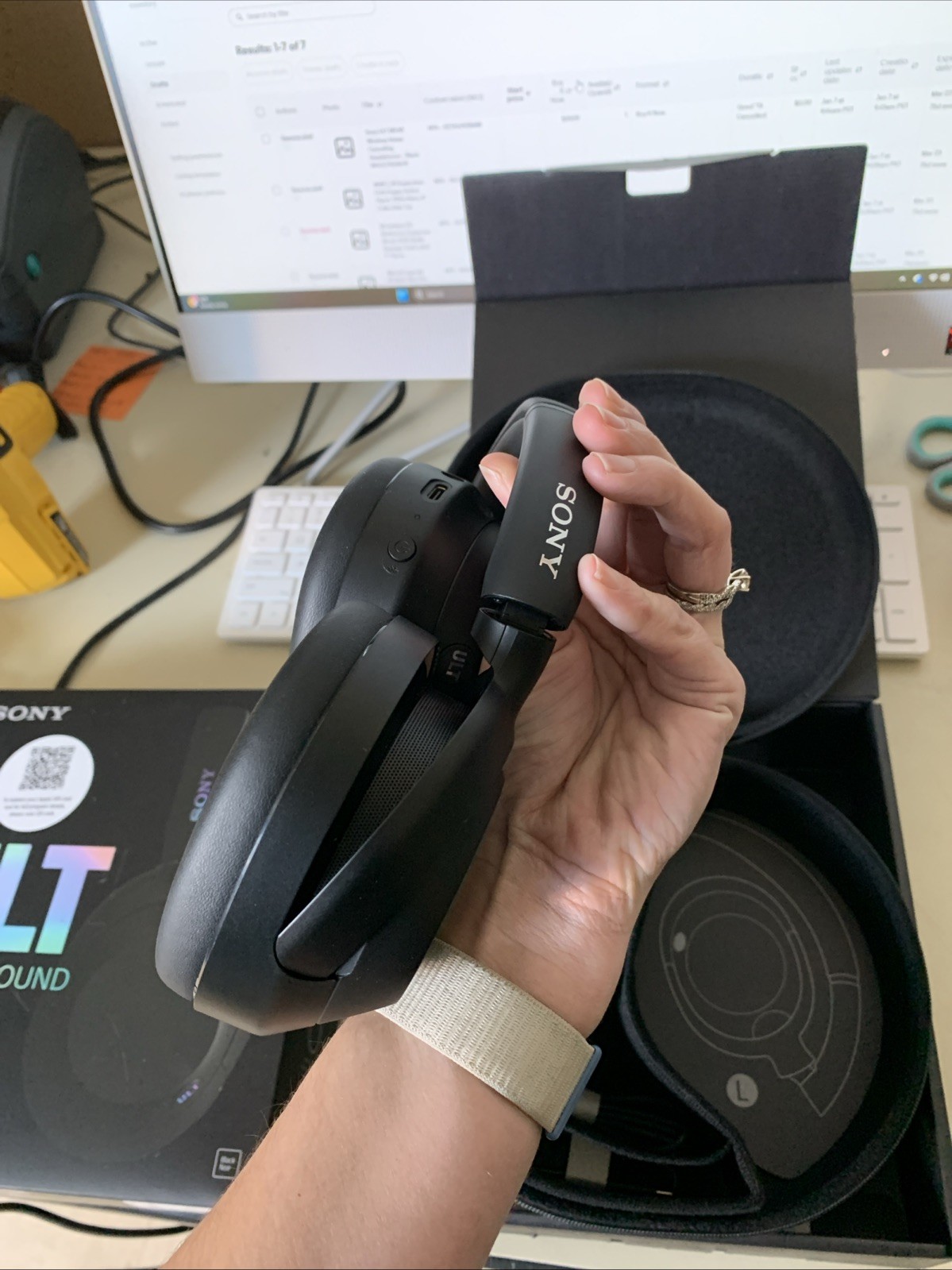 Sony ULT WEAR Wireless Noise Canceling Headphones – Black WHULT900N/B