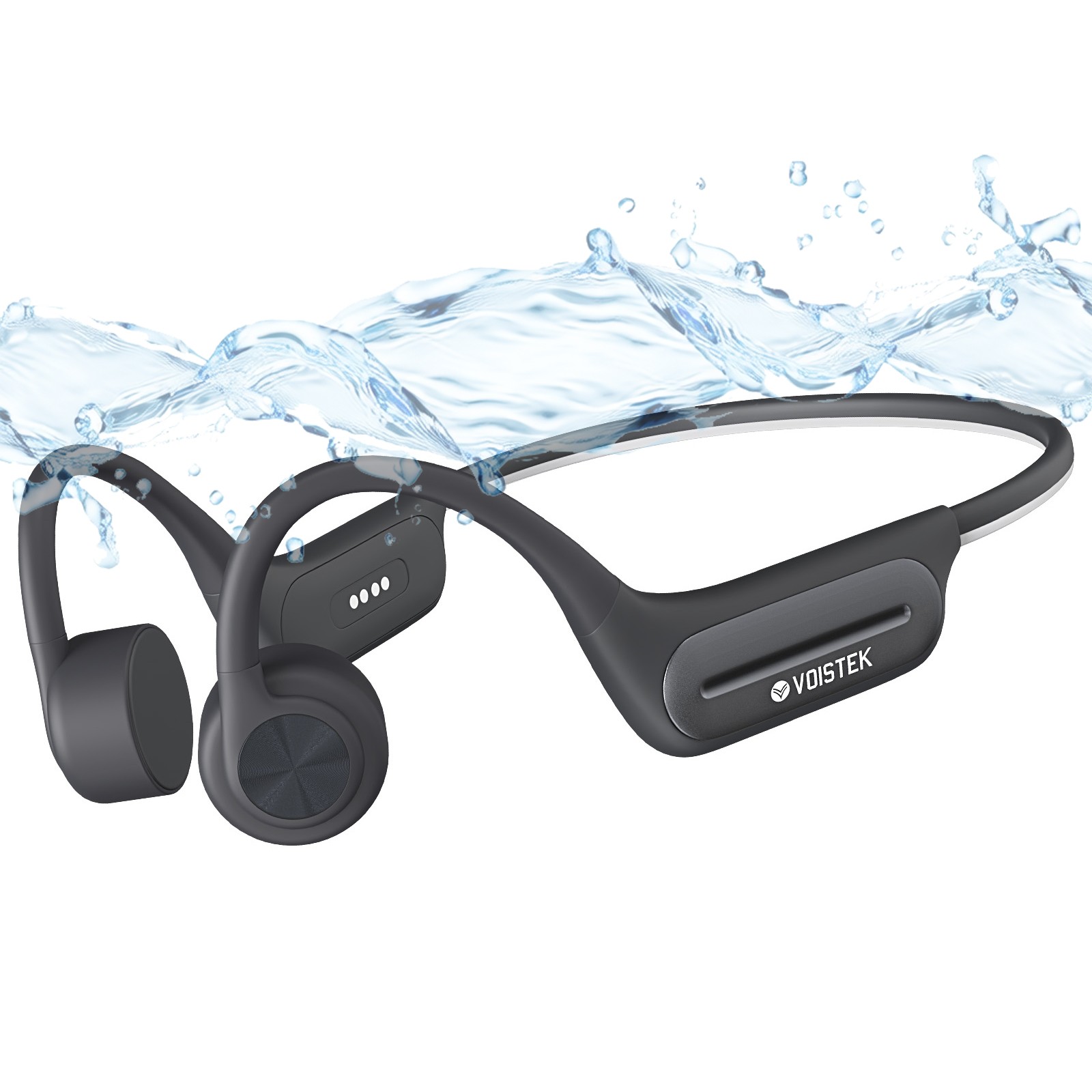 Voistek Bone Conduction Headphone Bluetooth Waterproof Earbuds 32GB MP3 Player