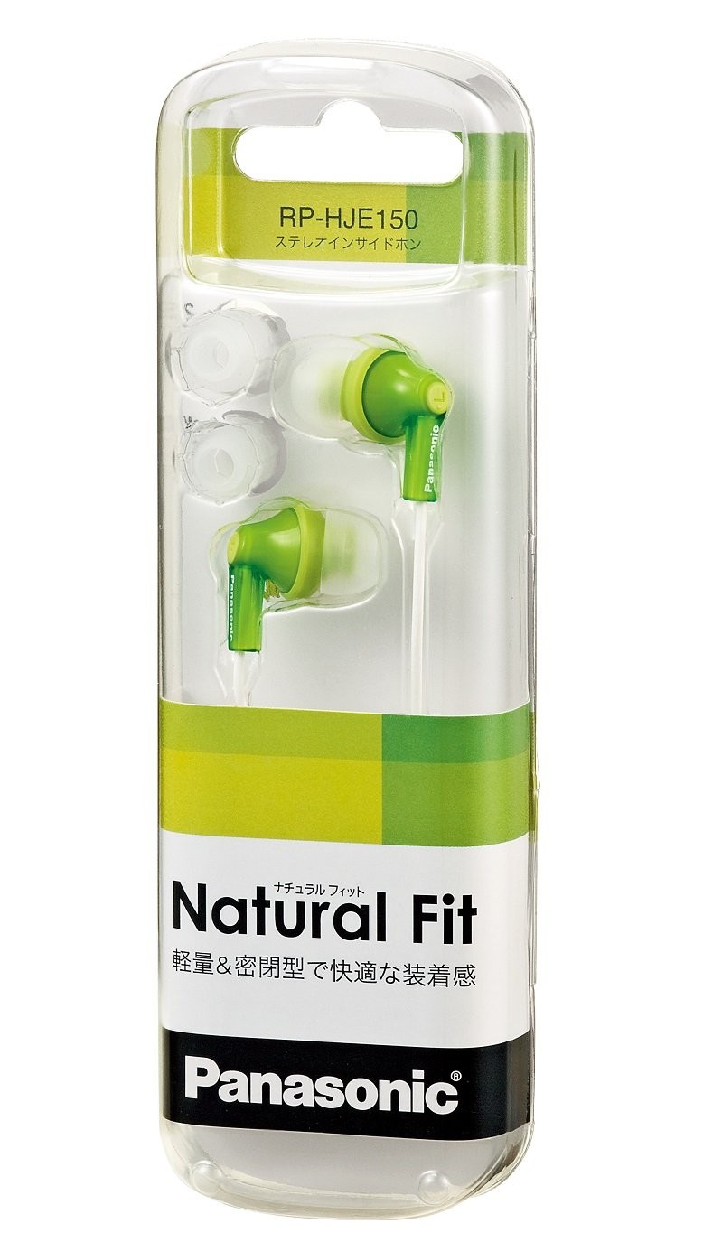 Canal type earphones green RP-HJE150-G