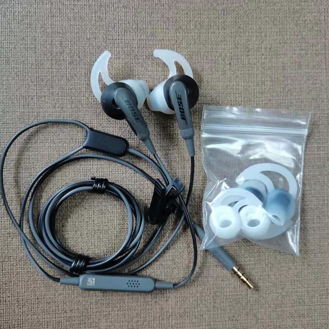 Bose SoundSport In-Ear Earphones Headset For Apple ios Version Charcoal Black