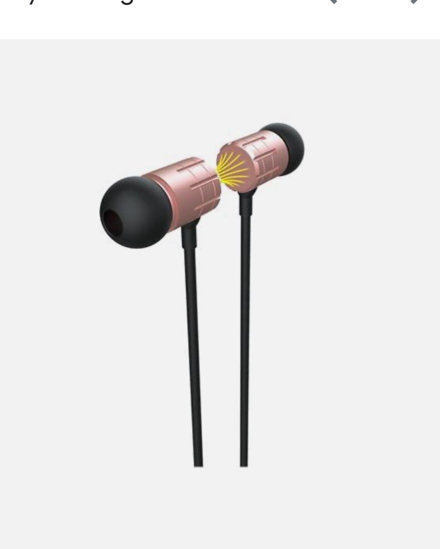 Tzumi Flex Stereo Earbuds Neckband Rose Gold( Bluetooth)