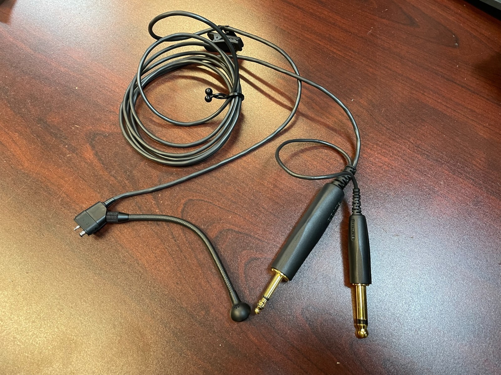 Sony Corp ECM-9036 Aircraft Part PILOT HEADSET, BOOM MICROPHONE