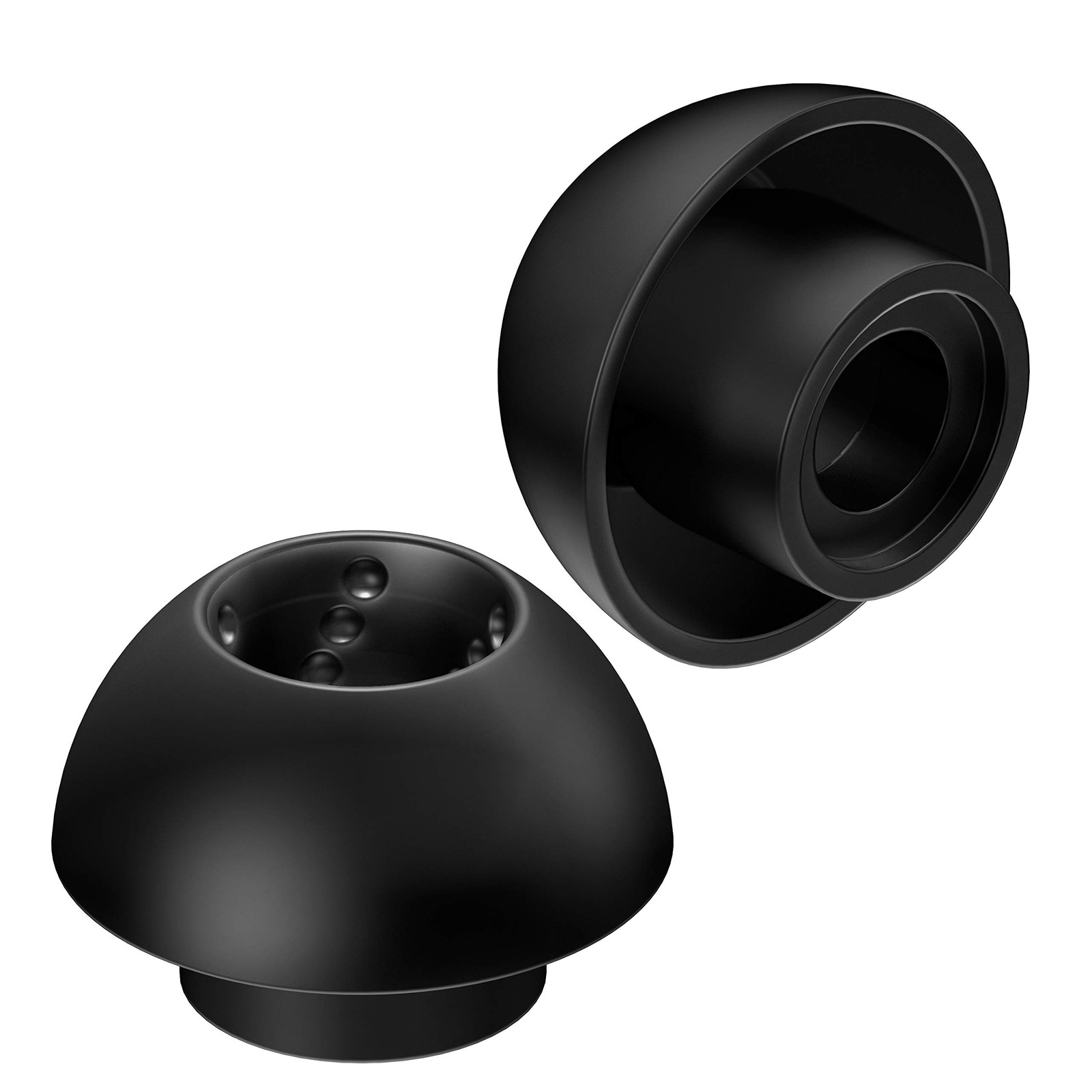 JVC Kenwood EP-FX11S-B Replacement Earpieces, Spiral Dot SF Silicone Material, S