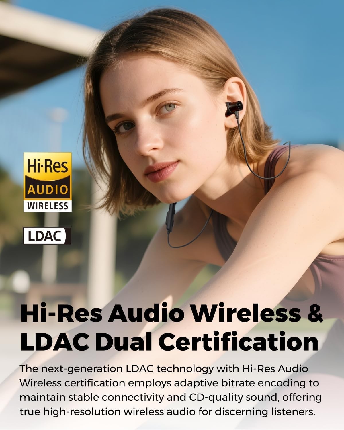 ? SOUNDPEATS Q40 HD Neckband LDAC Hi‑Res ANC Mic IP67 20H