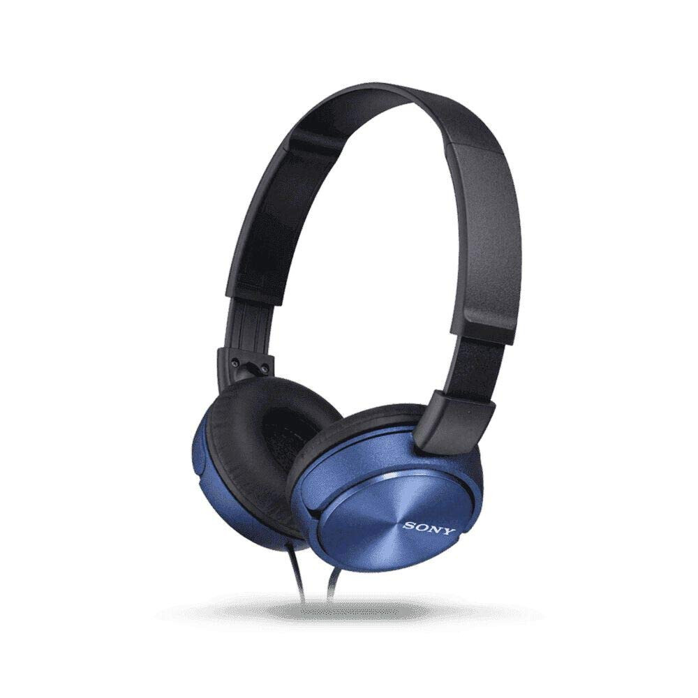 Sony MDR-ZX310AP On-ear Wired Sound Monitoring Headphones with mic,Color -Red,NW