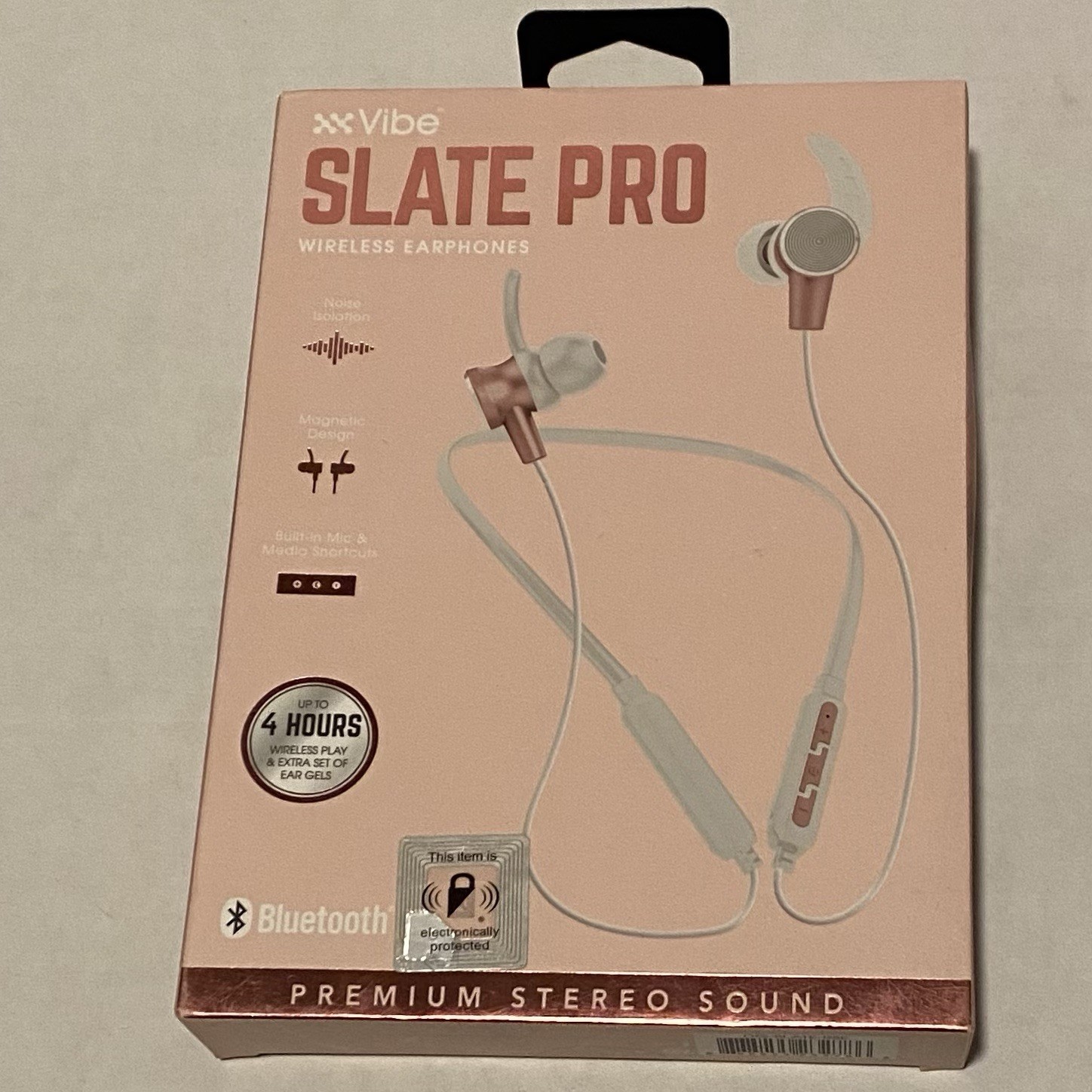 Bluetooth Headphones Earphones Vibe Slate Pro Wireless Running Jogging Music