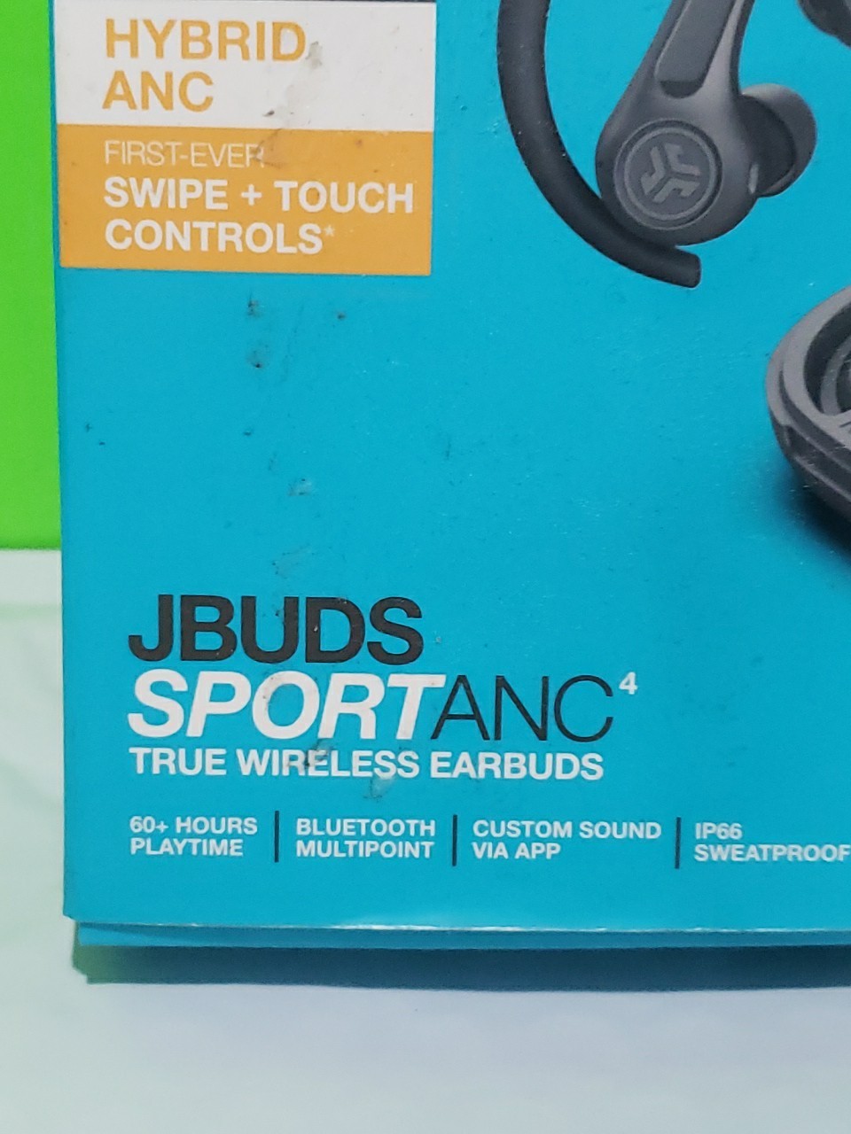 Jlab EBJBSPTANCRGPH84 JBuds Sport ANC 4 True Wireless Earbuds Graphite Open Box