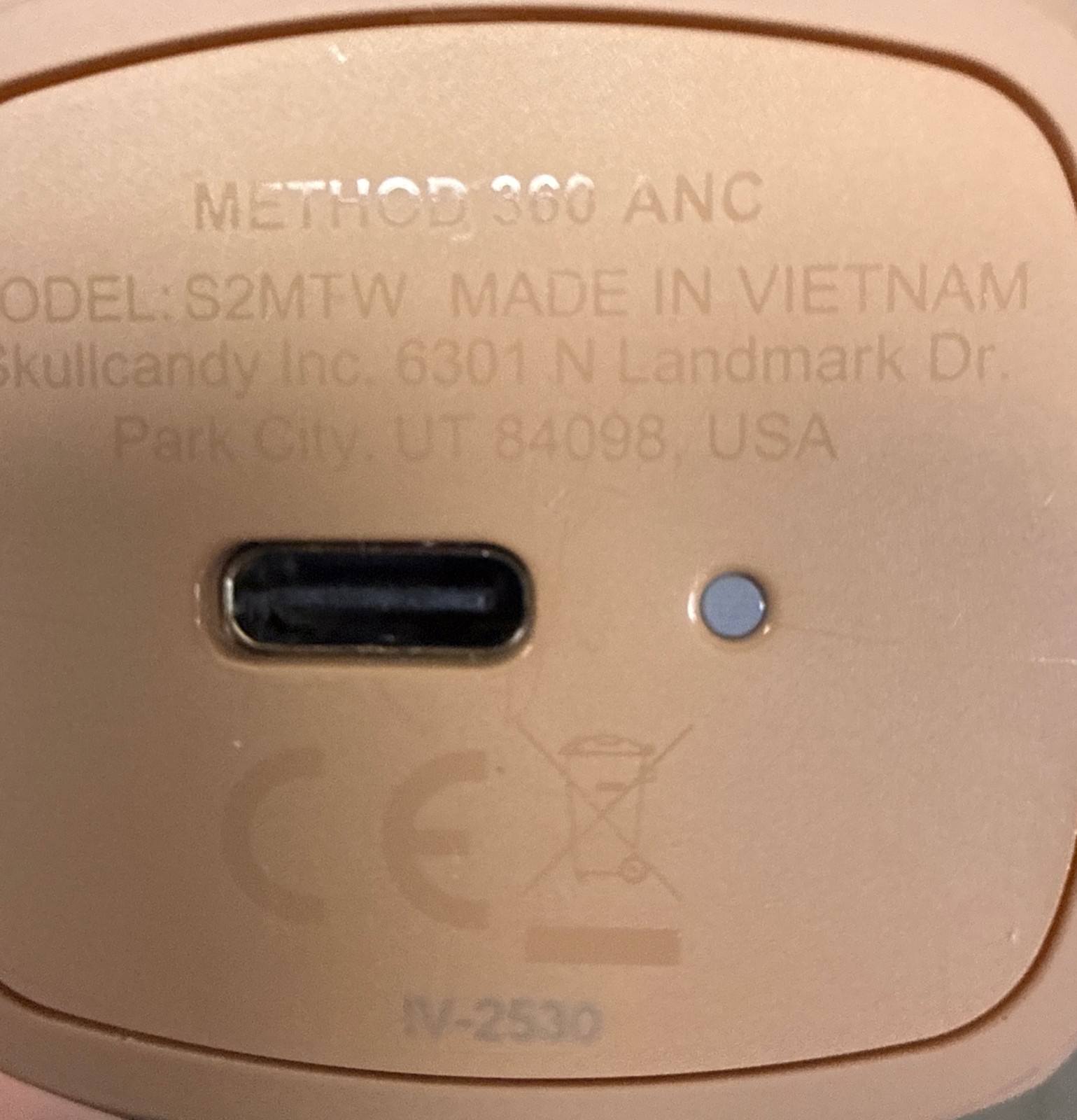 Skullcandy Method 360 ANC Wireless Earbuds, Sound by Bose, Bluetooth Headphone
