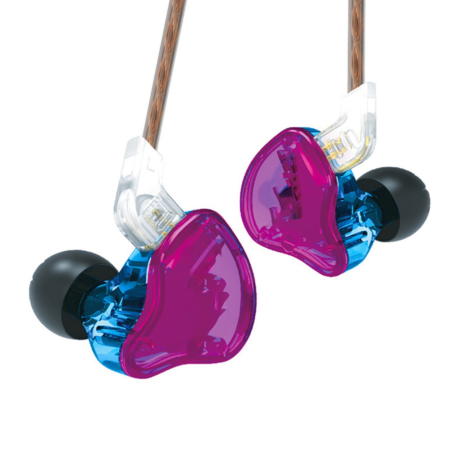 ZST 1BA+1DD Hybrid Drivers HIFI Music Earphone 3.5mm Wired Headphones