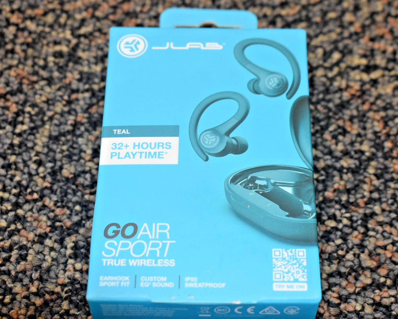 JLab GO Sport+ True Wireless Earbuds, Gym & Work Out Running Headphones