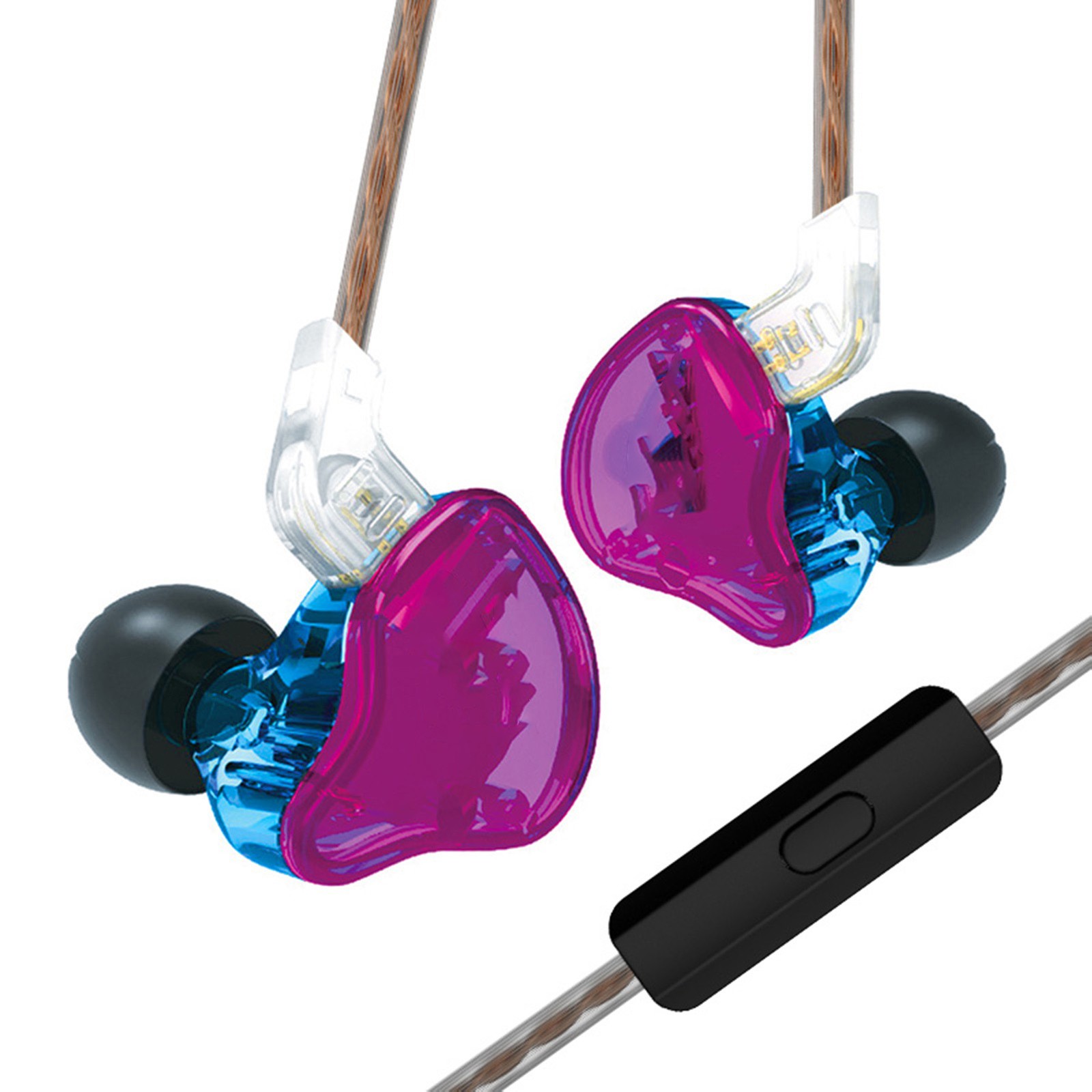ZST 1BA+1DD Hybrid Drivers HIFI Music Earphone 3.5mm Wired Headph DSFQ
