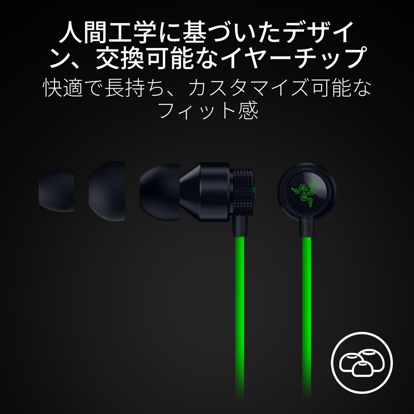 Razer Hammerhead V3 Universal Wired Gaming Earphones with Inline Mic and Control