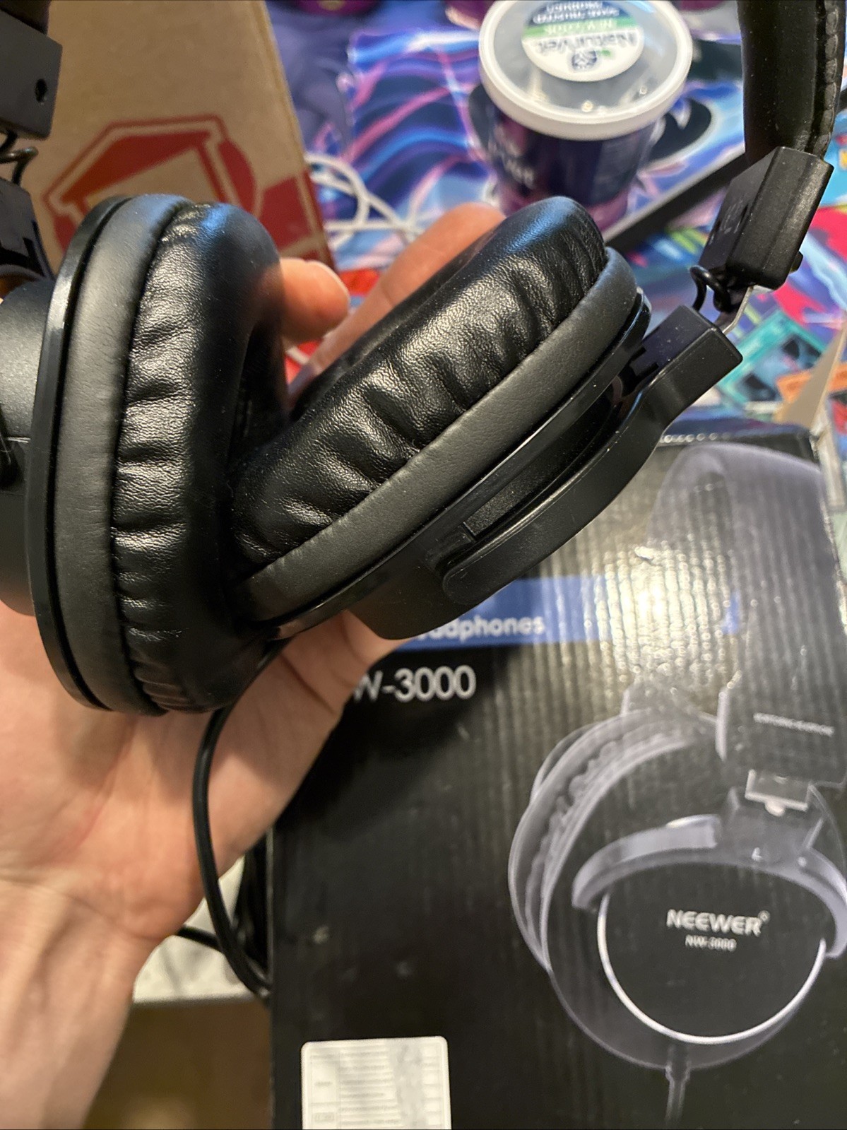 Neewer NW-3000 Stereo Monitoring Headphones Wired Black EXCELLENT ++ Condition