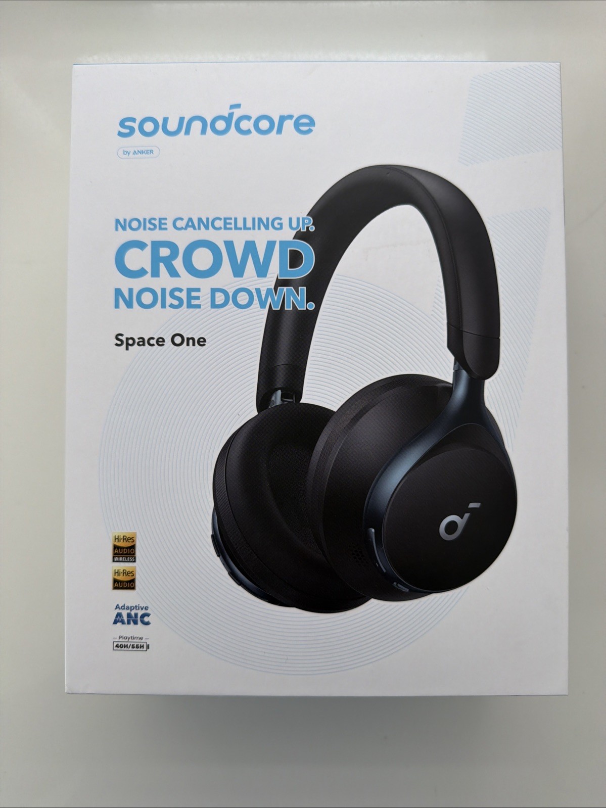 Soundcore Space One Wireless Headphones 2X Stronger Voice Reduction 40H ANC Play