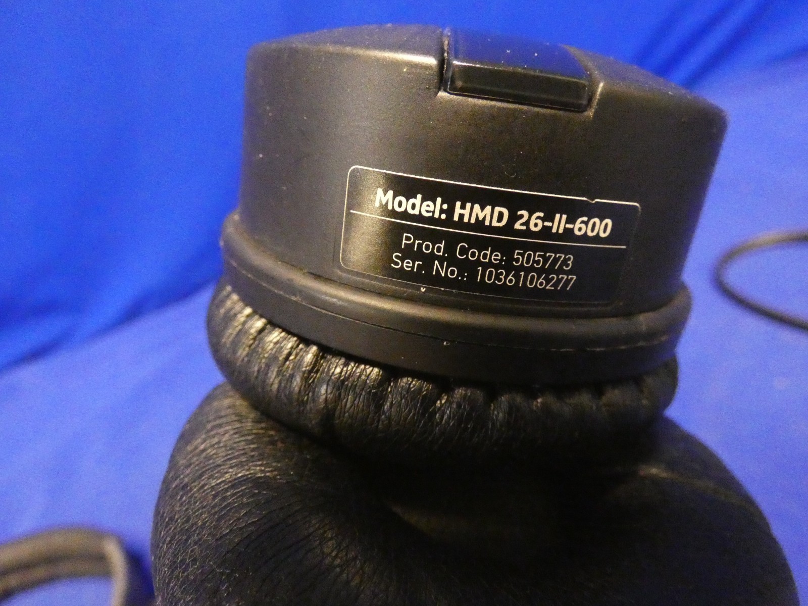 Sennheiser HMD26-II-600 Dual Muff Headsets QTY 3 (6-Pin Male Connection)