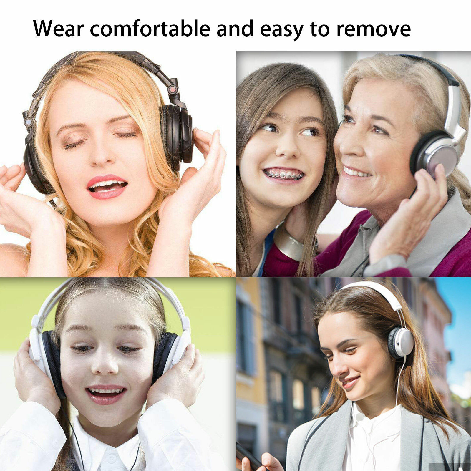 Professional Memory Foam Ear Pad Cushion Replacement for Beats Solo 2 & Solo 3