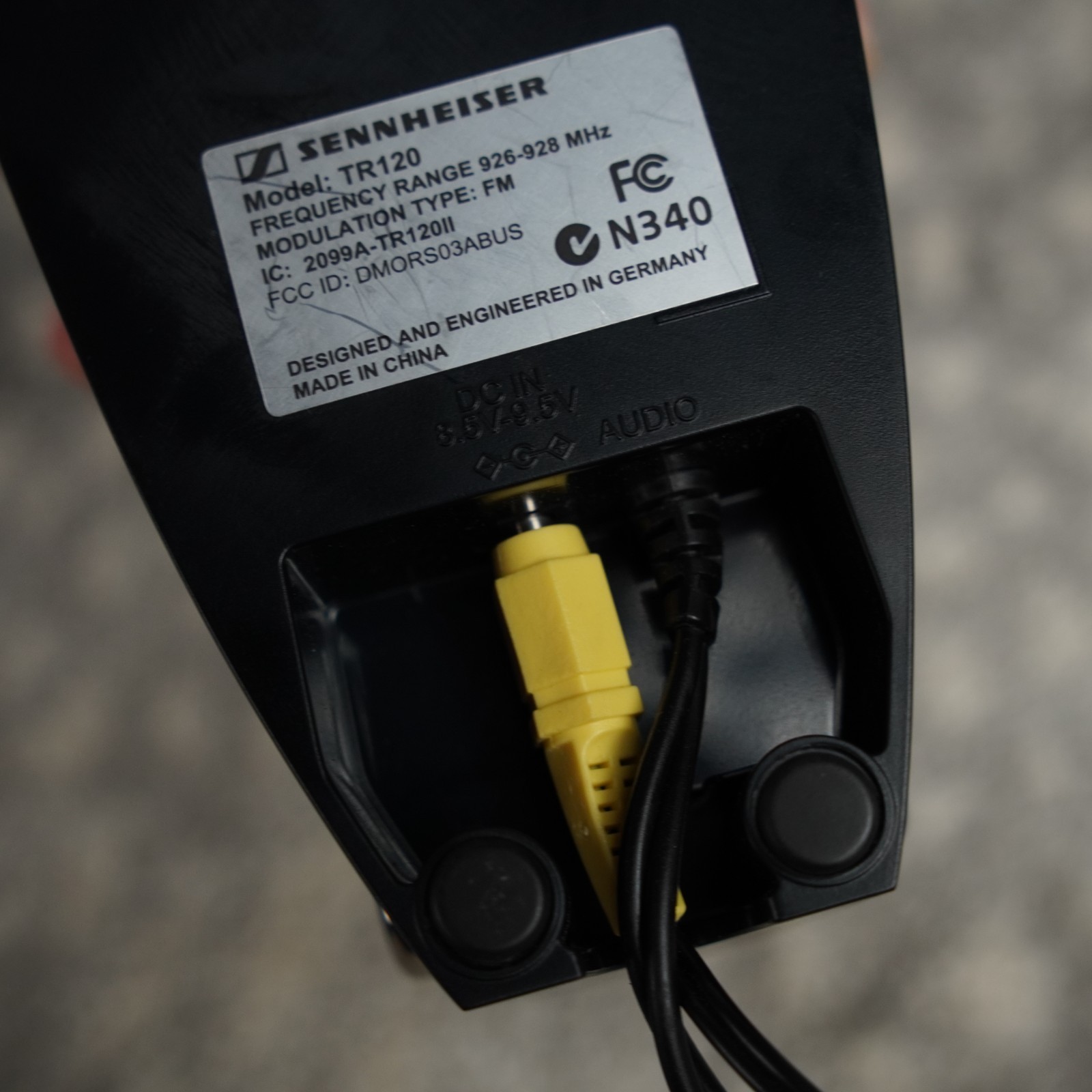 Sennheiser HDR120 Wireless Headphones TR120 Charging Dock Cradle & Power Supply