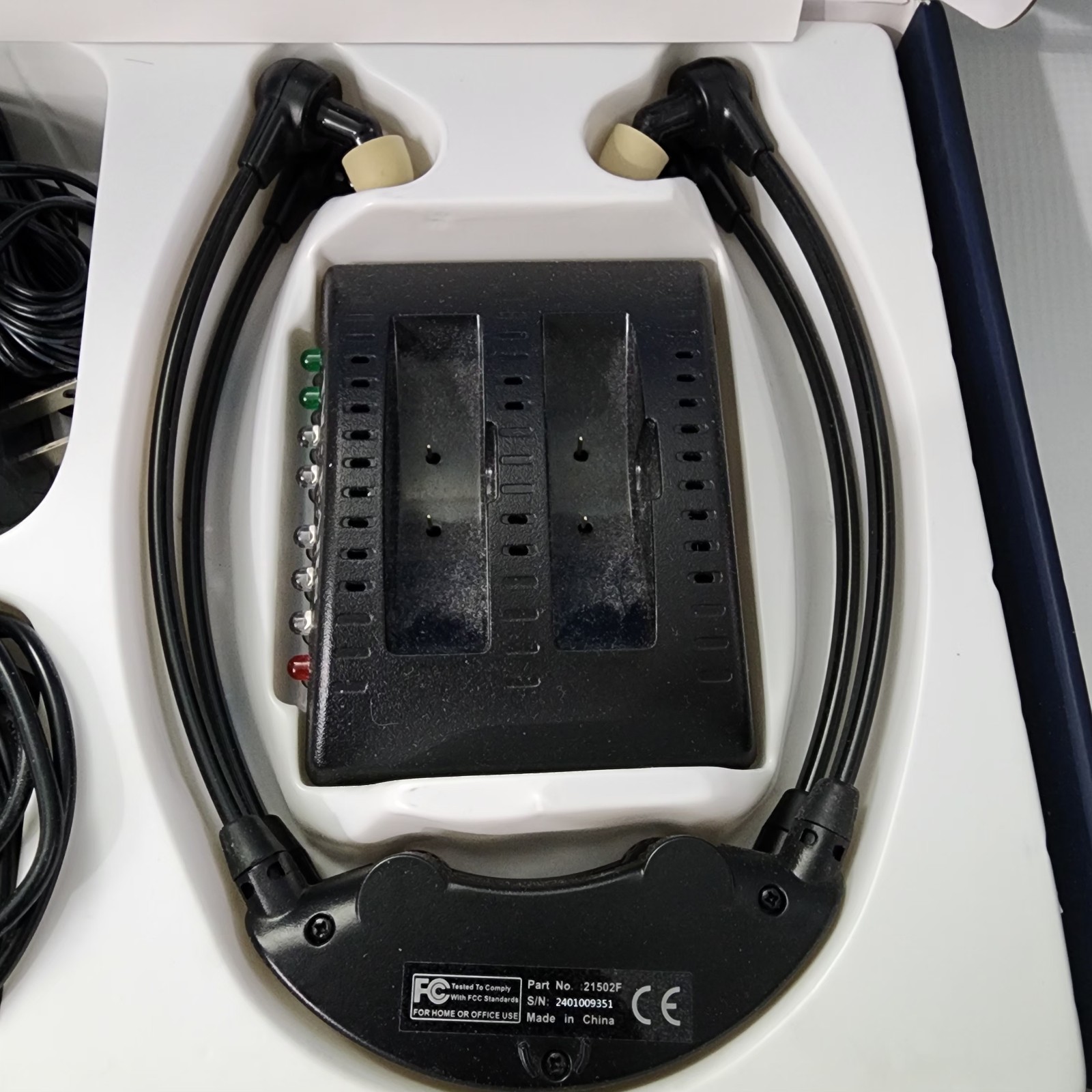 TV Ears 11841 Wireless Dual Digital Headphones – Black