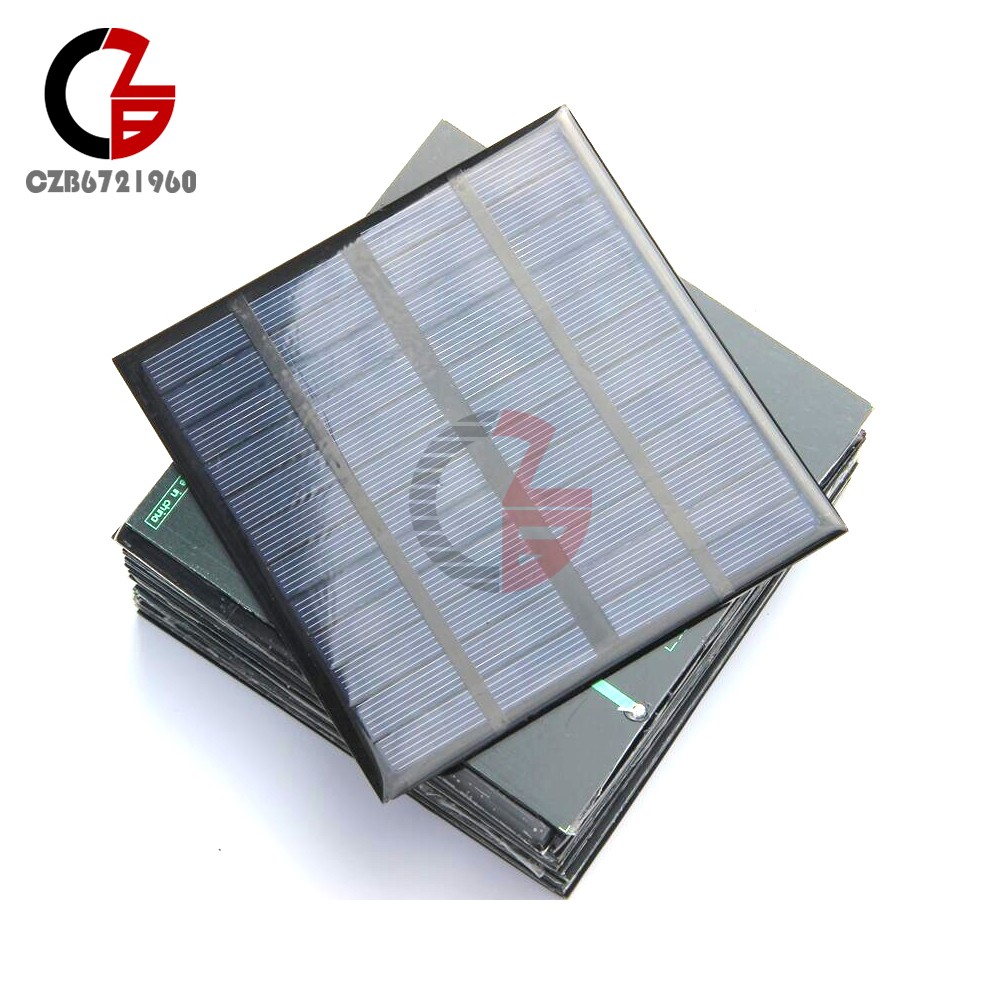 30Pcs 12V 3W Mini Mono Solar Panel Small Solar Cell PV Module Charger