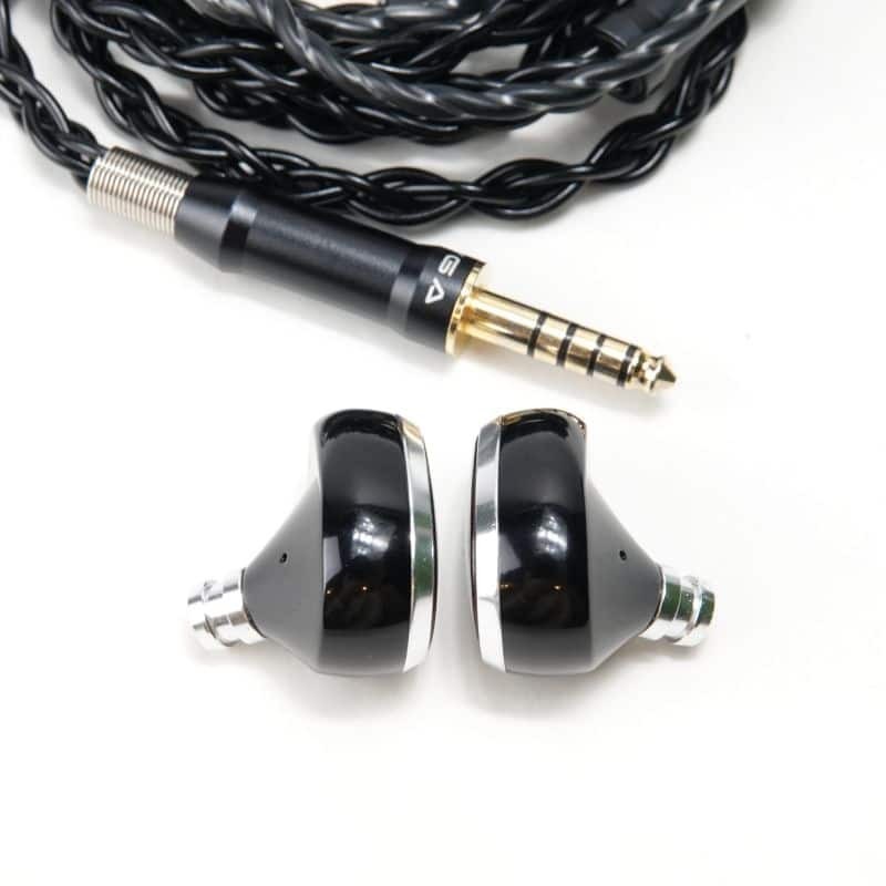 SIVGA Nightingale HiFi In-Ear Monitors Planar Driver Wood Faceplate 4.4mm Used