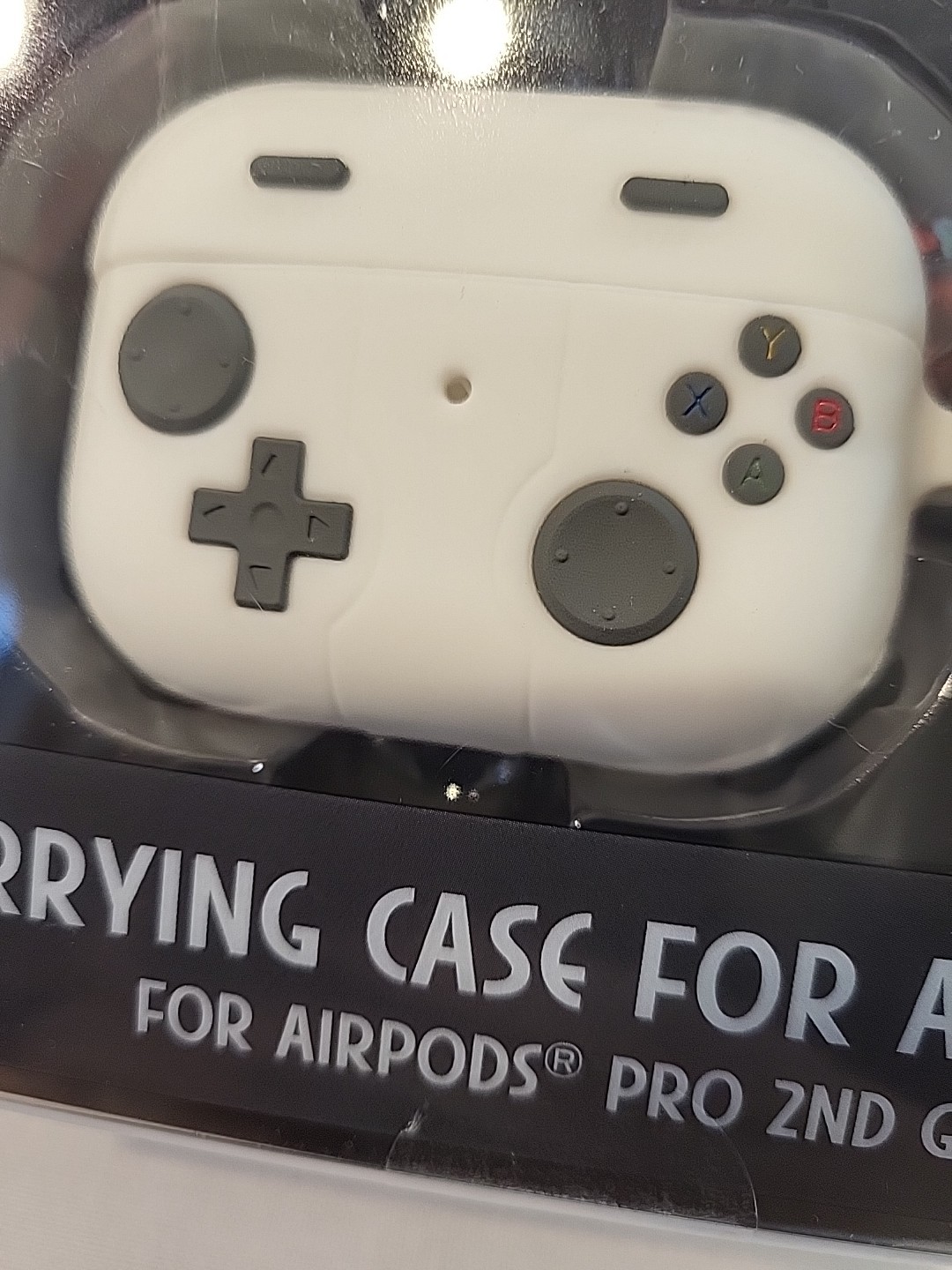 Lax Brand Carrying Case For AIRPODS, Looks Like Video Game Controller, NEW