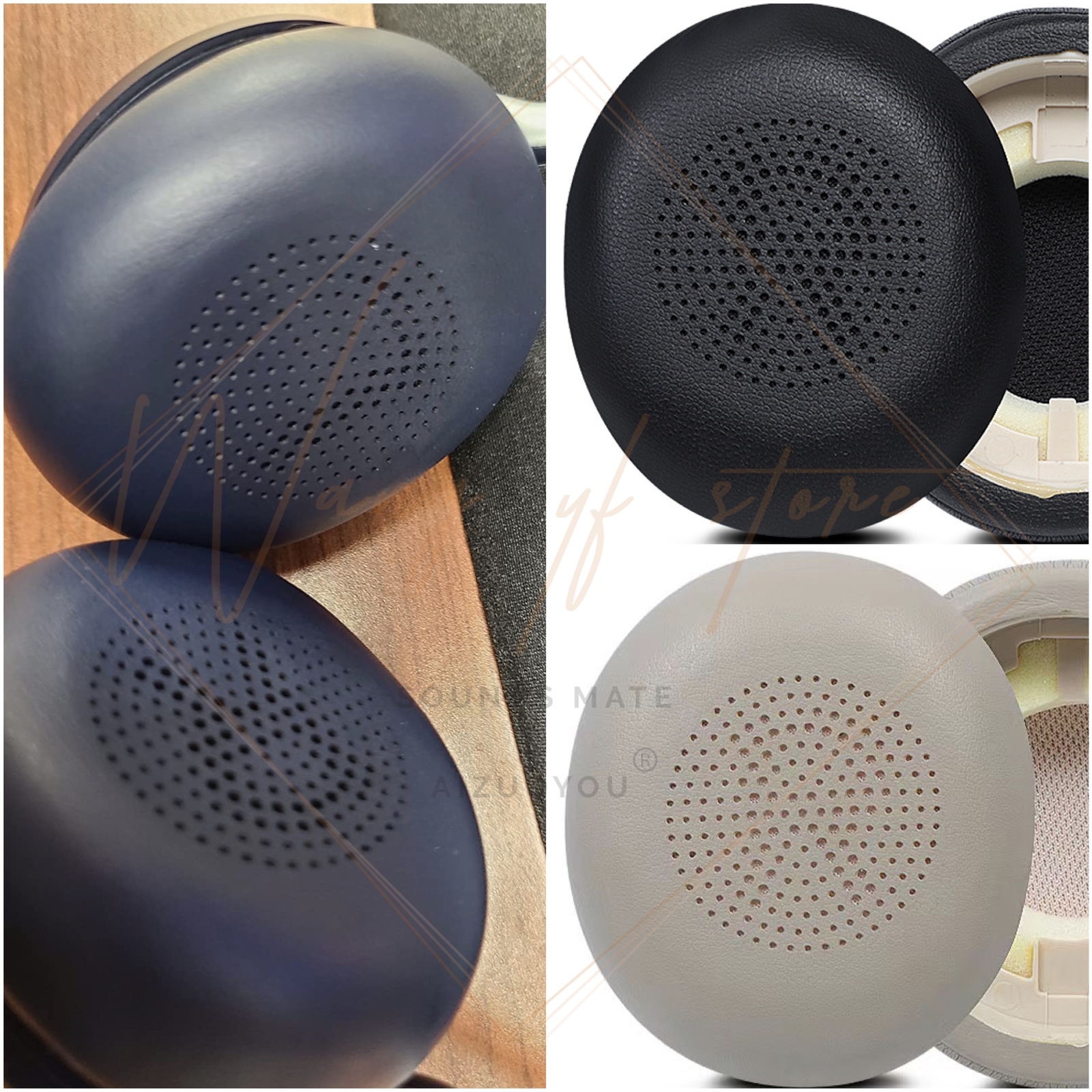 Ear Pads Foam Cushion for Jabra Elite 45h Evolve2 40 65 MS UC Wireless Headphone