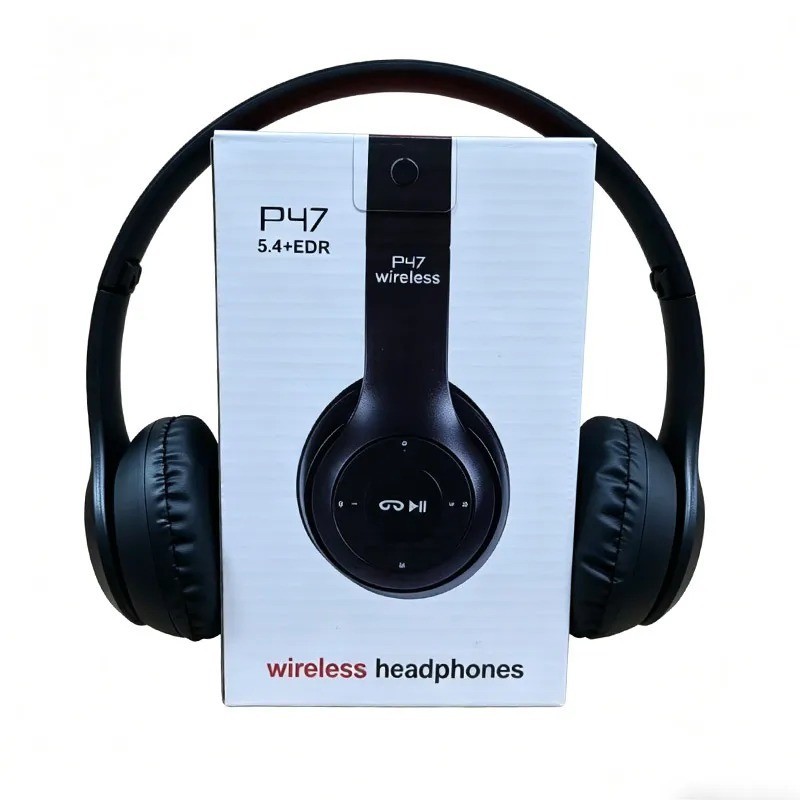 Deep Bass Wireless Bluetooth Headphones with Active Noise Cancel & Comfort Fit
