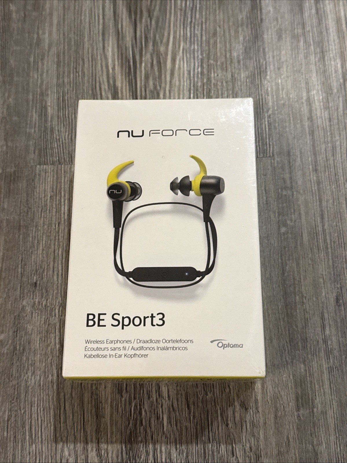 Nu Force BE Sport3 Wireless Earphones new in box.