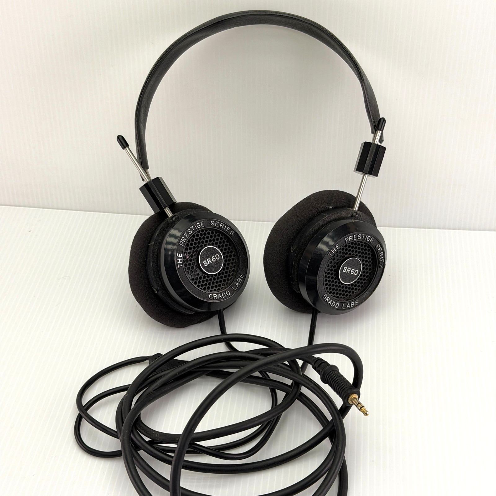 Grado Labs SR60 Headphones Prestige Series On-Ear Foam *TESTED WORKING *READ