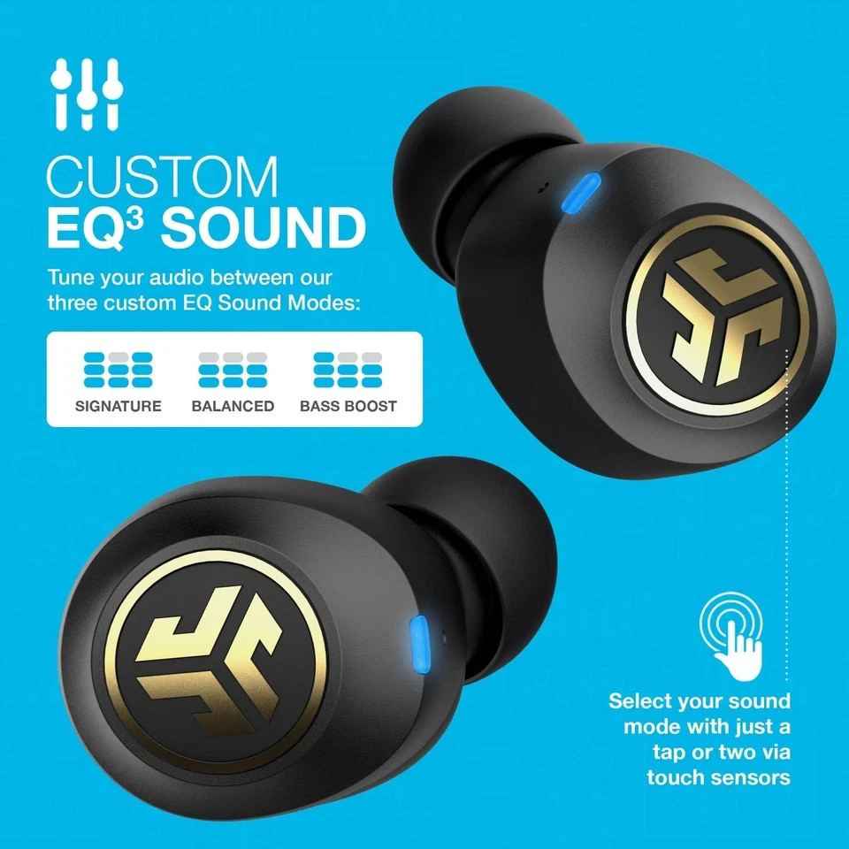 ⚡SHIPS SAME DAY⚡ JLab JBuds Air Icon True Wireless Bluetooth Earbuds [Excellent]