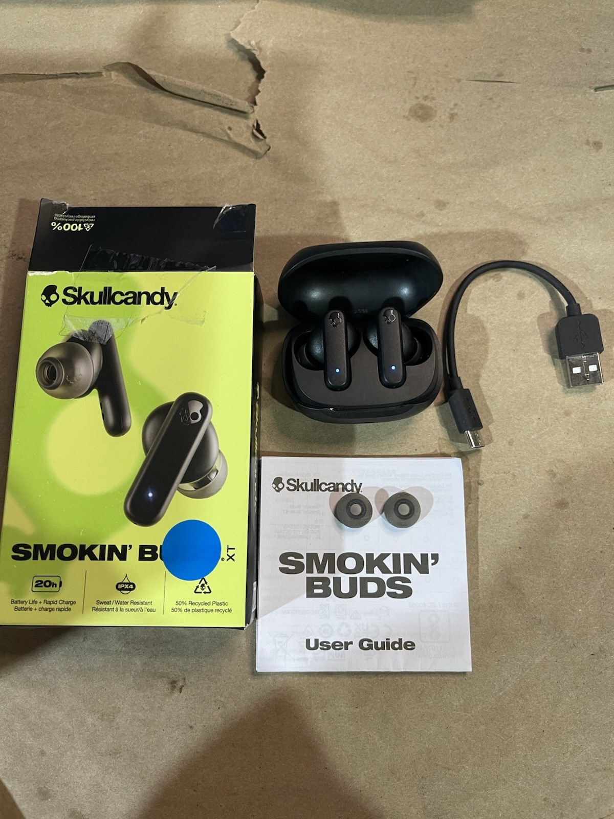 ¥Skullcandy Smokin’ Buds XT True Wireless in-Ear Earbuds