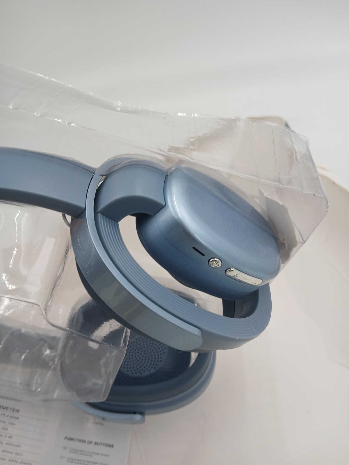 Let It Ride Tech Air Loop Headphones Blue Wireless Bluetooth Open Ear Stereo