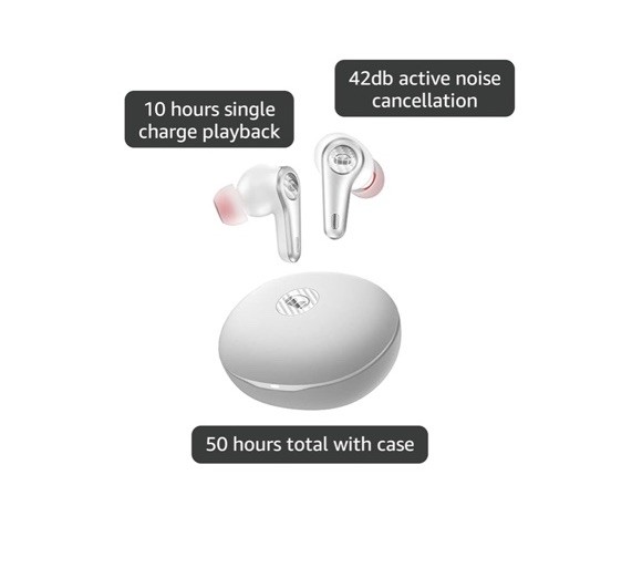 Monster Clarity 8.0 Hybrid Active Noise Cancelling Wireless Earbuds,