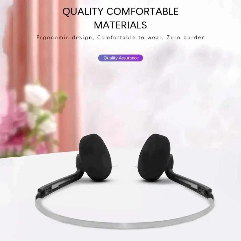 Orange Retro Over-Ear Headphone Vintage Underwire Headphone for Walkman