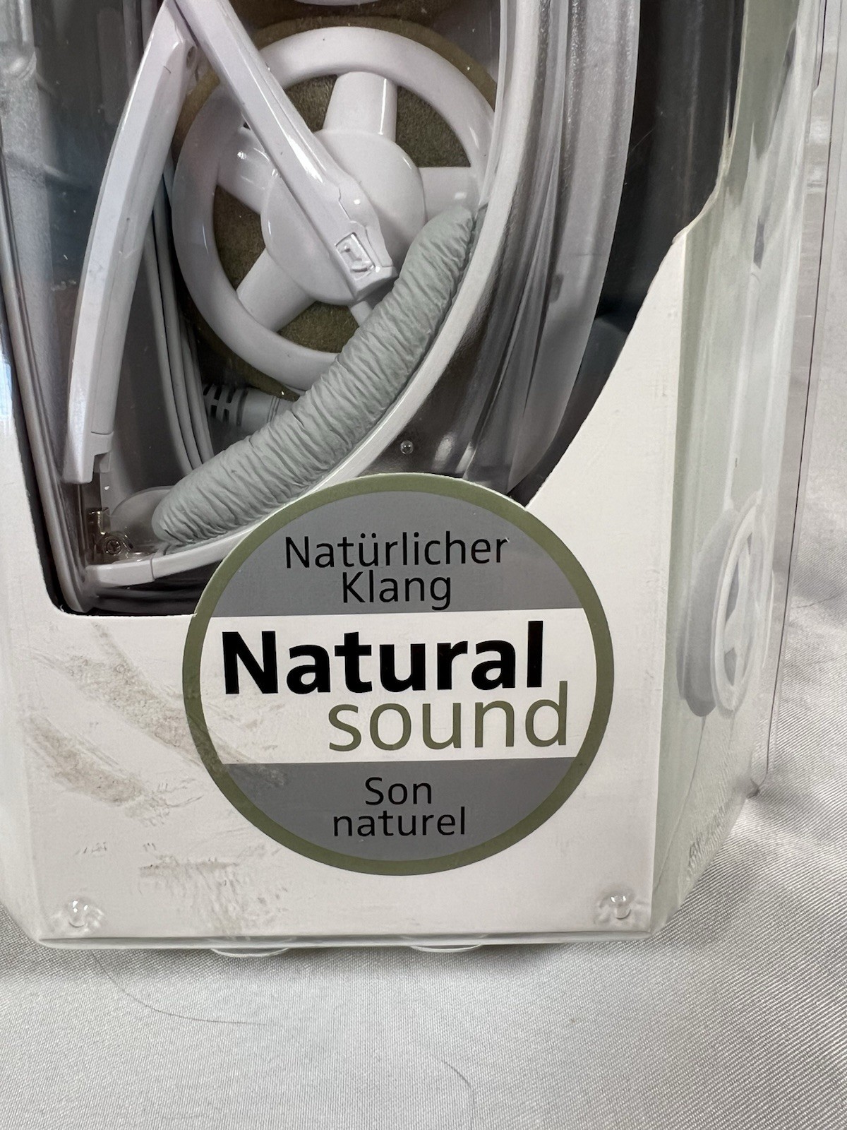 Sennheiser PX100 Stereo Headphones Natural Clear Sound PX 100 White Hi-Fi NEW