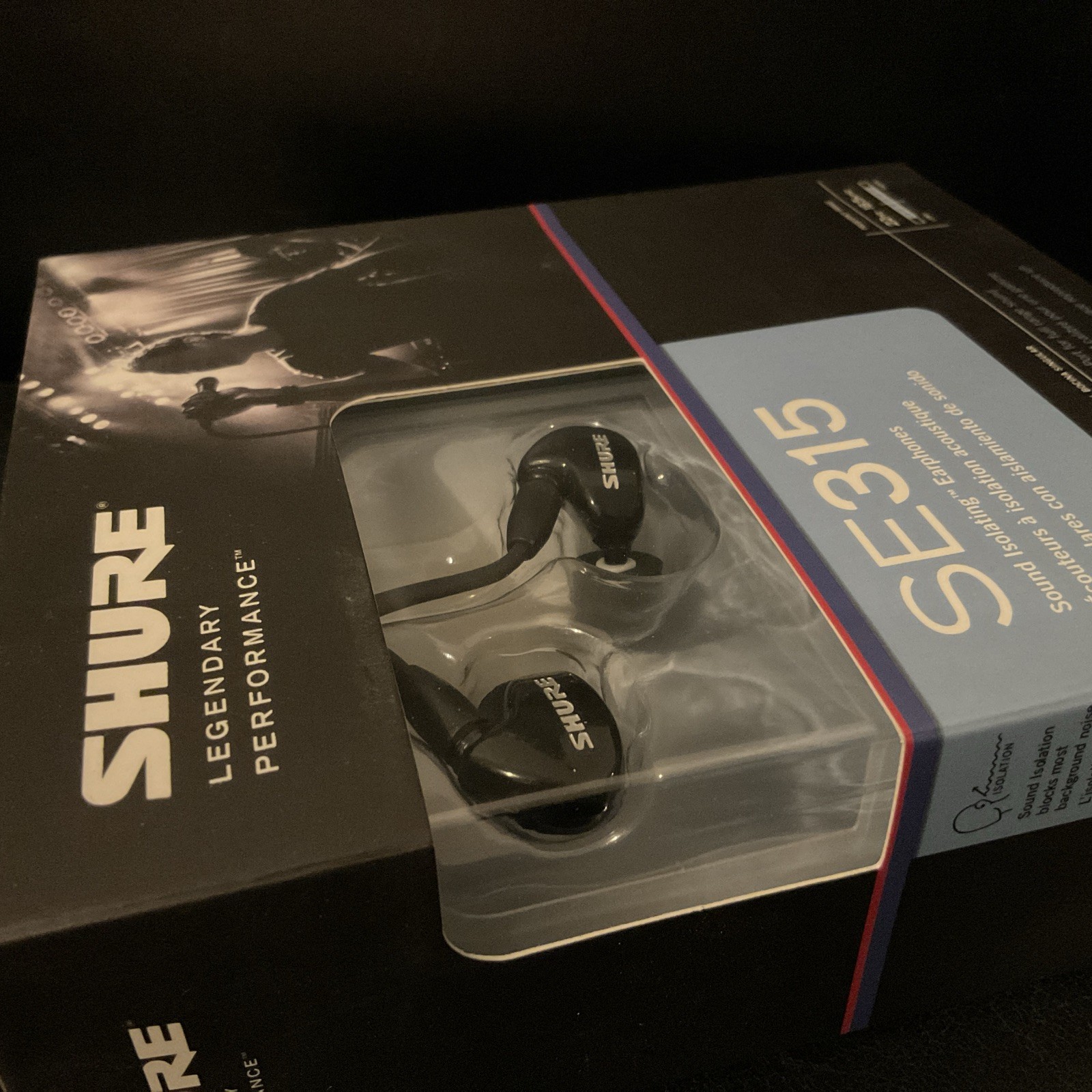 Shure SE315 Sound Isolating In-Ear Earphones Wired brand new sealed
