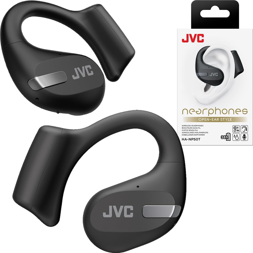 Jvc Open Ear True Wireless Headphones Bluetooth 5.3 Ipx4 Water Resistant 36H …