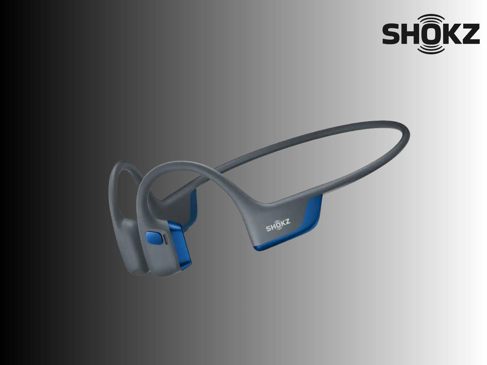 Shokz OpenRun Pro 2 S820 Bone Conduction Open-Ear Sport Headphones – Blue