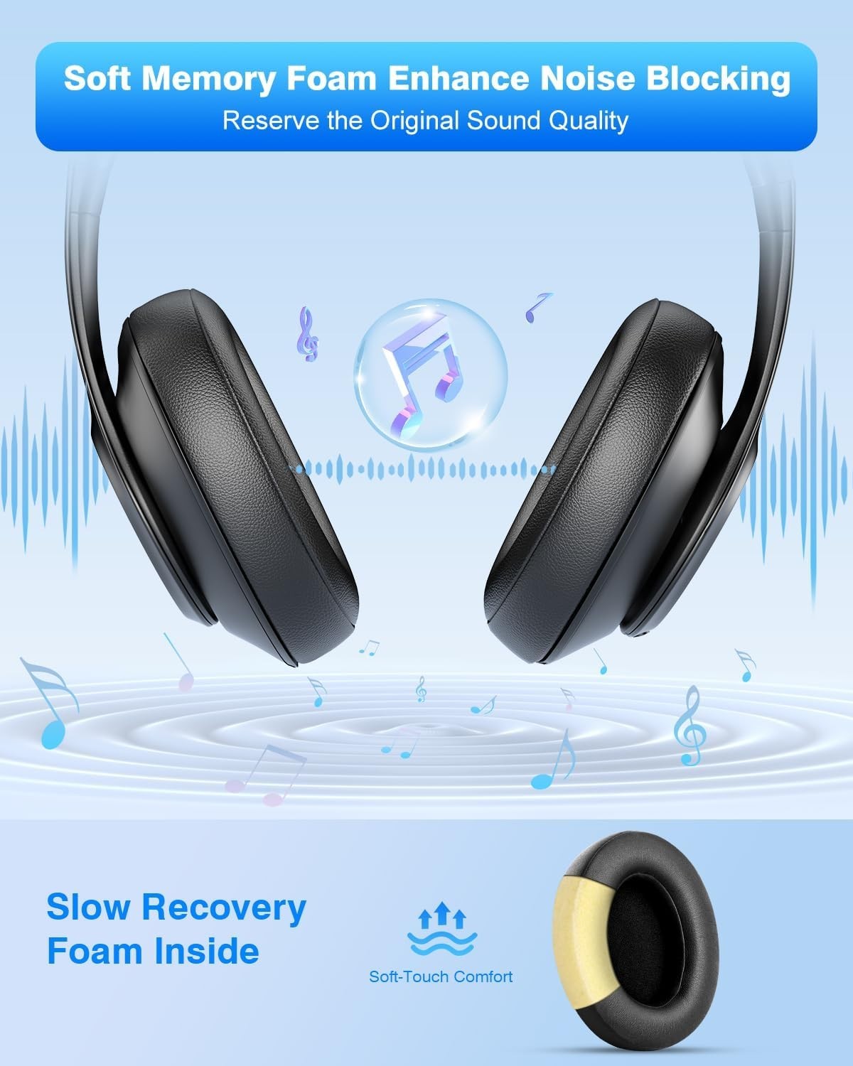 Noise-Isolating Memory Foam Earpads for Beats Studio 3 & 2 – Cloud-Like Comfort
