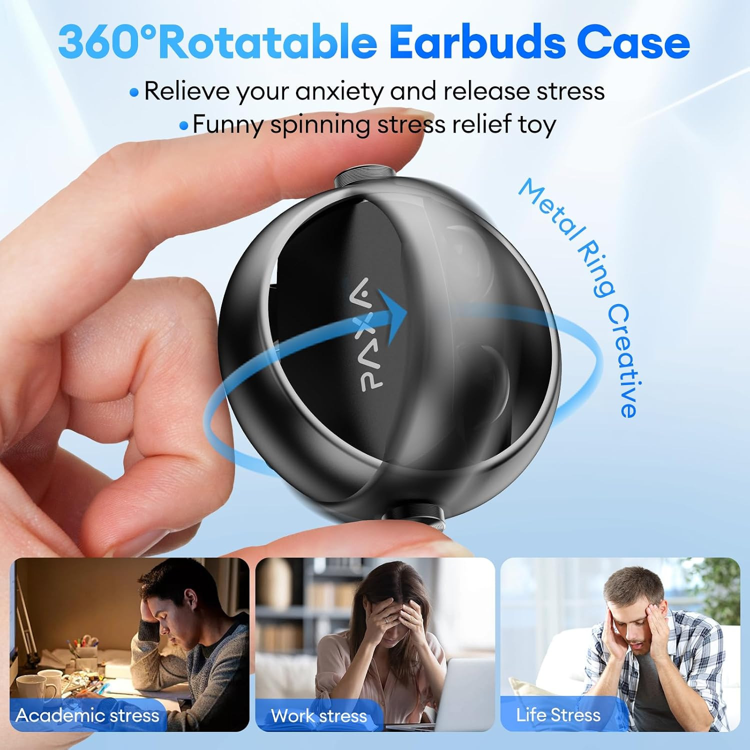 2 in 1 Clip on Open Ear Headphones Wireless Earbuds, 0 Delay Bluetooth 6.0, Ultr