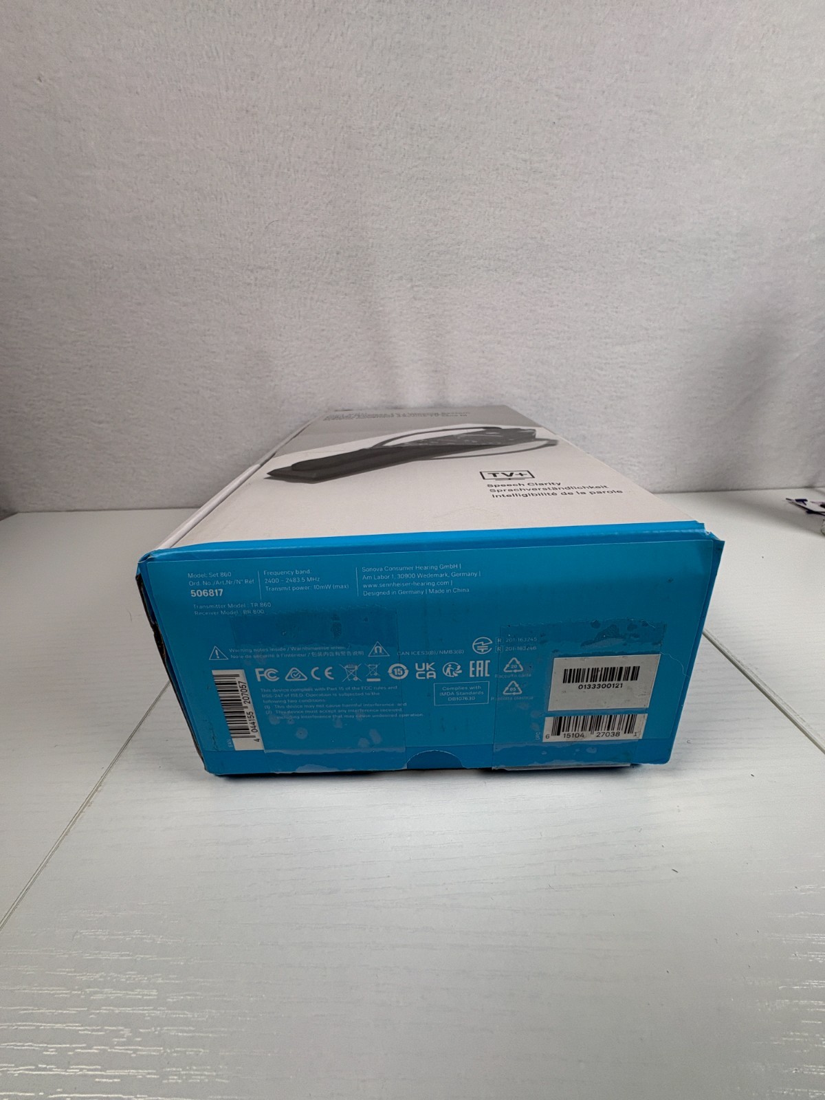 Sennheiser Set 860 2.4 GHz Digital Wireless TV Listening System Speech Clarity