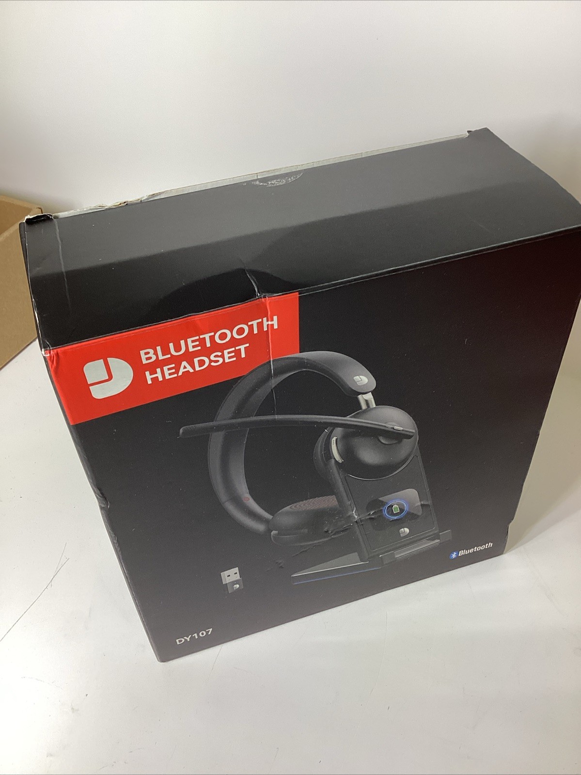 Dytole DY107 Wireless Headset w/Mic for Work-Bluetooth 5.3 Headset, Noise Cancel