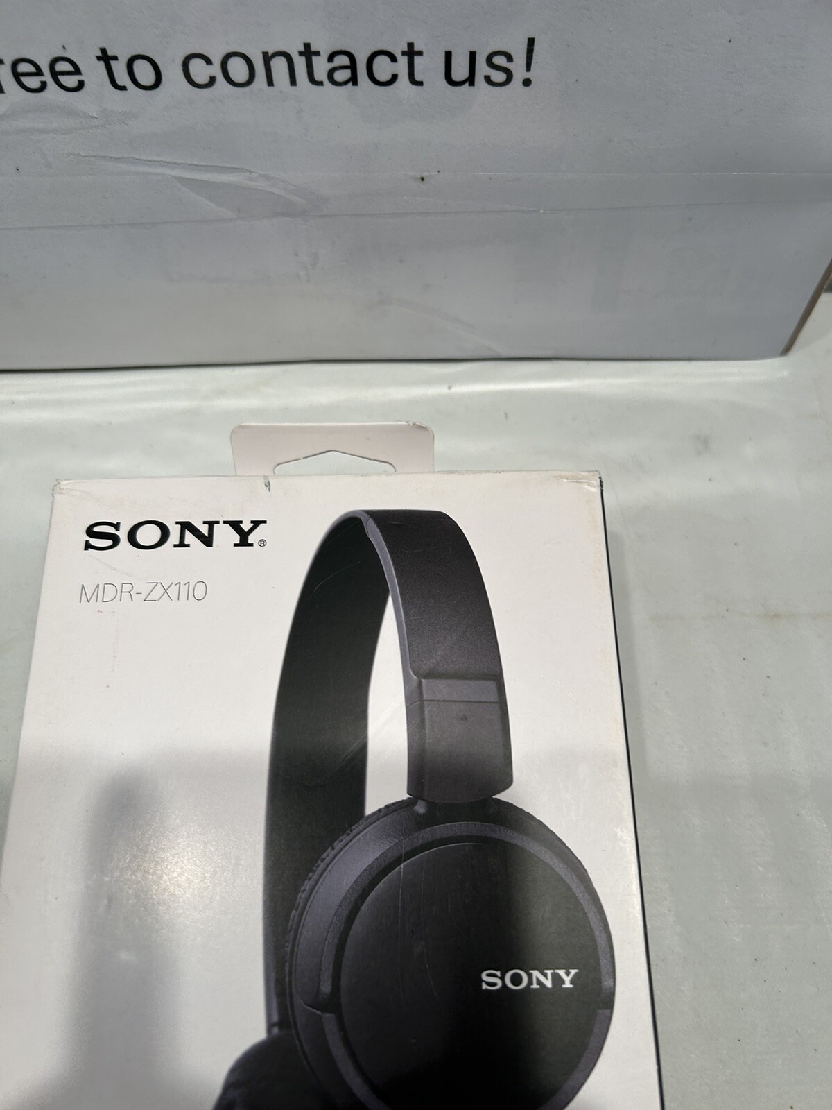 Zx Series Wired On-ear Headphones Black Mdr-zx110 Open Box