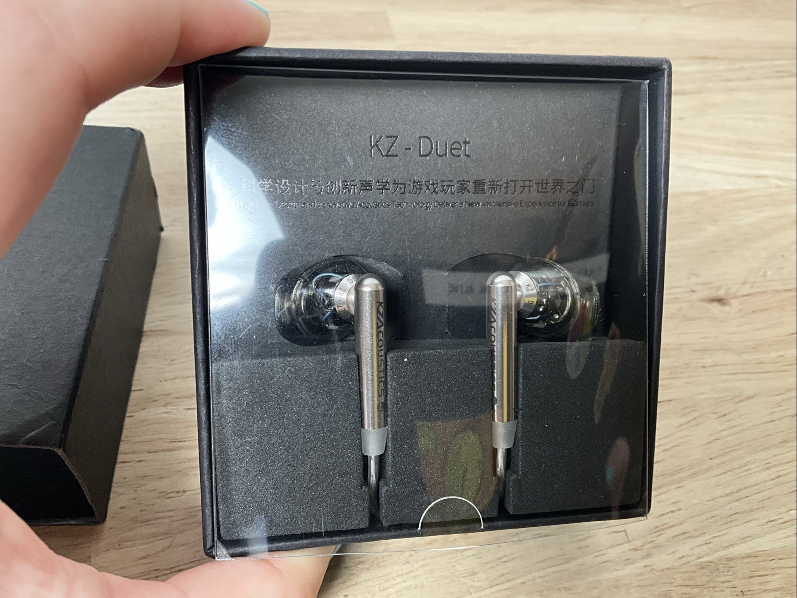 KZ Duet Quad Core Dual Dynamic Drivers Earphones In Ear Wired Earbuds for Music