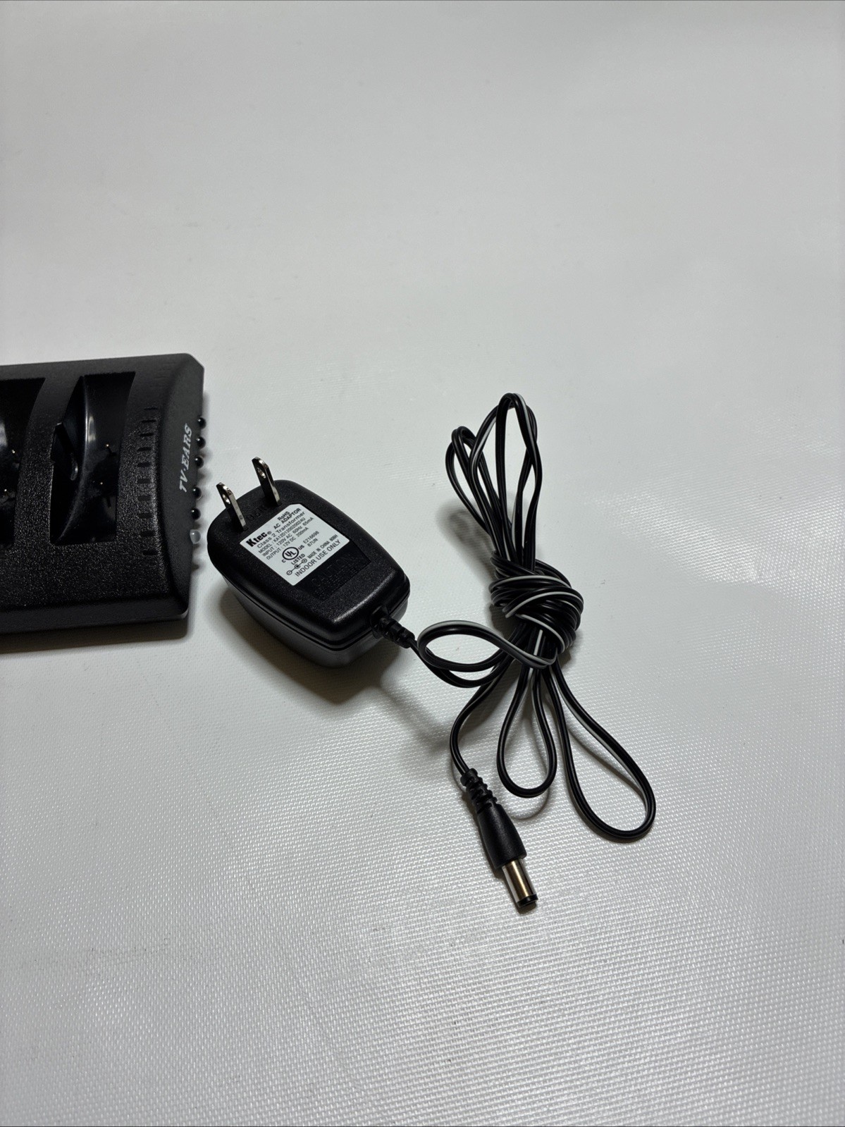 TV Ears Charger Base Power Supply & Audio Cable