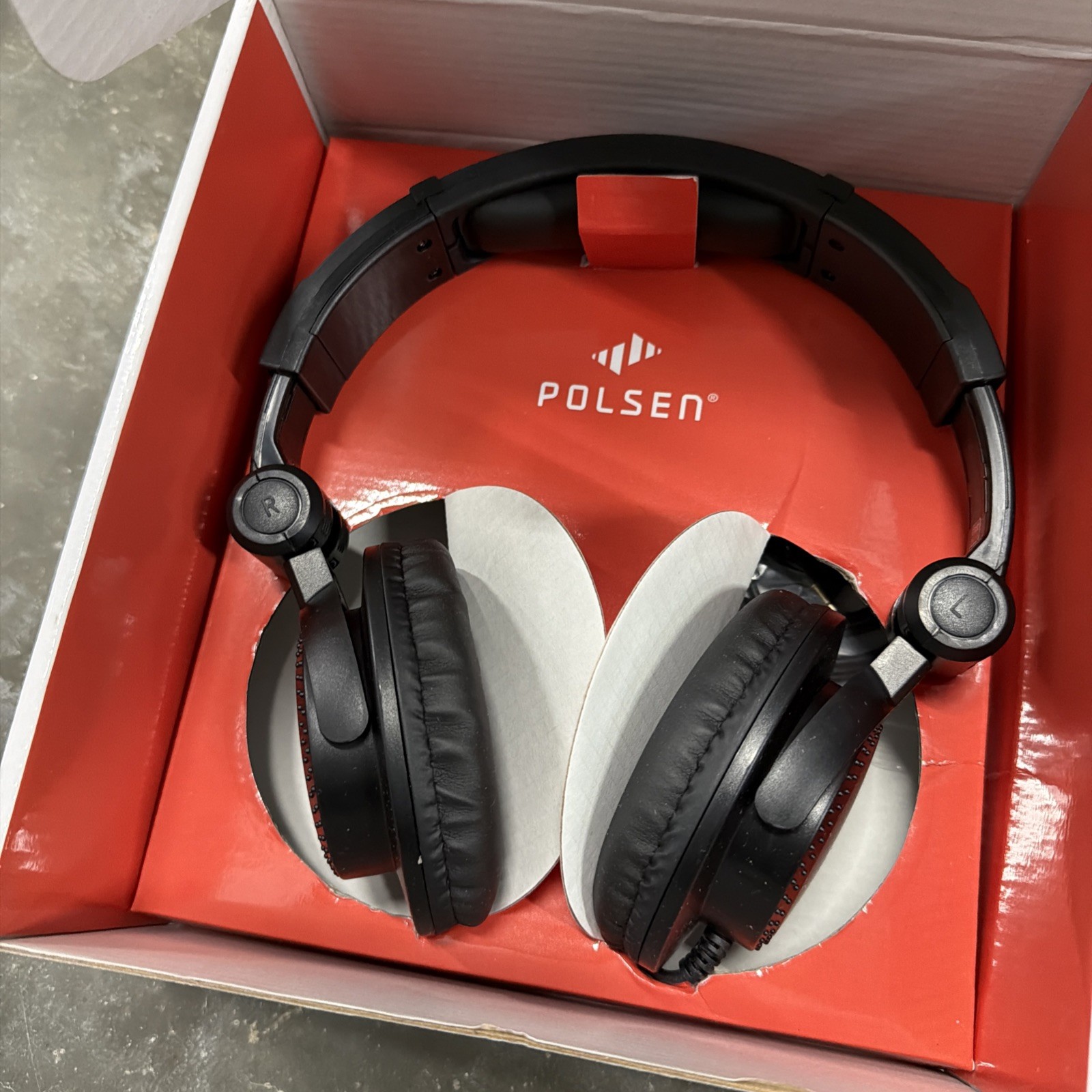 Polsen – HPC-A30-MK2 – Closed-Back Studio Monitor Headphones – Black new