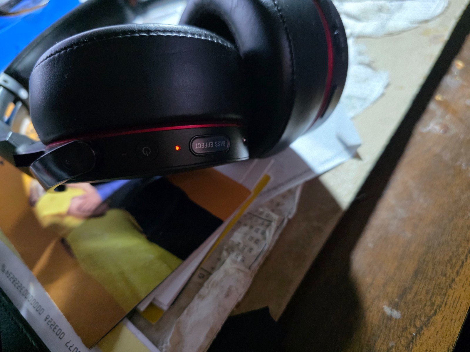 Sony MDR-XB950B1 Extra Bass Wireless Bluetooth Headphones Black/Red Works READ
